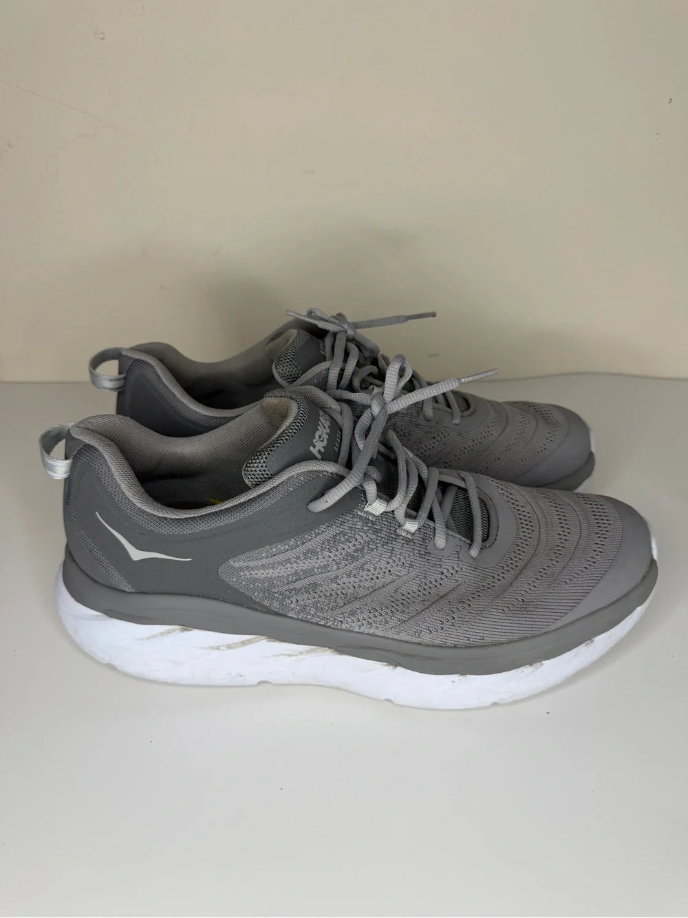 Hoka One One Akasa Gray Running Shoes Sneakers 1099738 FGSS Men’s Size 12.5